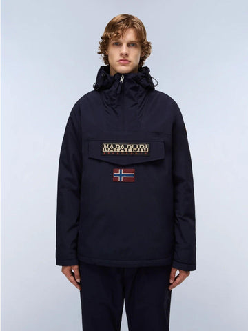 Napapijri Giacca Anorak Invernale Uomo Rainforest Blu Scuro NP0A4GMC 176 NAPAPIJRI 