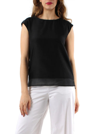 Emme Marella T-Shirt Zinco Nera