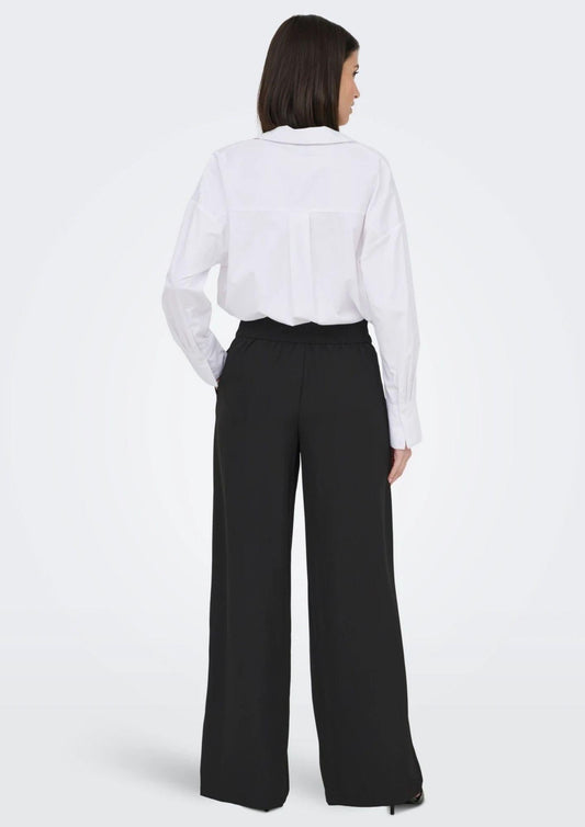 Jacqueline De Yong Women's Dora Black Trousers
