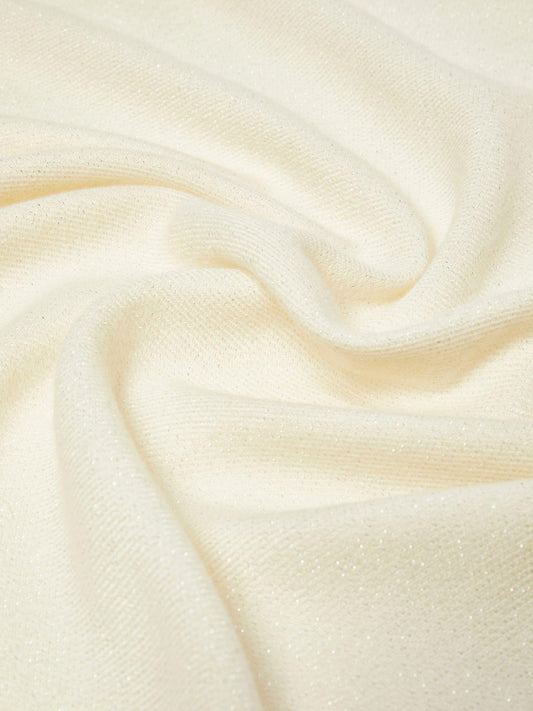 Emme Marella Stola con filo di lurex Donna Ciurma Bianco avorio