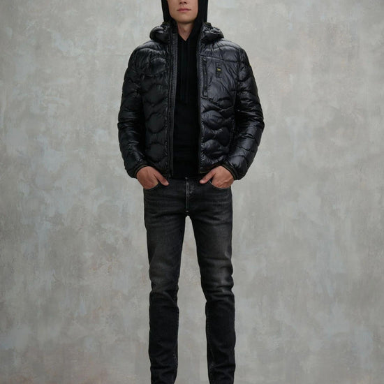 Blauer Piumino Uomo Wave Nero BLUC03074 6355 999 BLAUER 