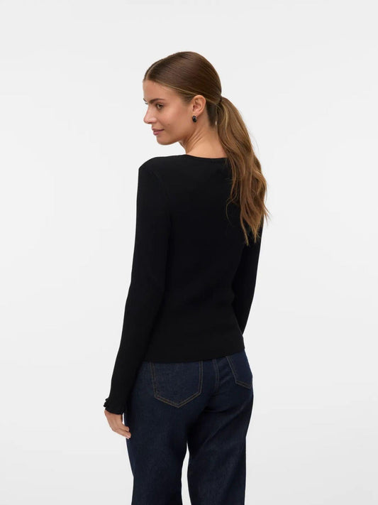 Vero Moda VMWONDER Cardigan Donna Nero 10330859 Black VERO MODA 