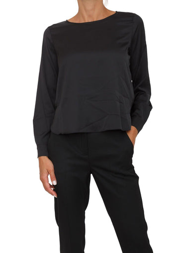 Emme Marella Camicia Donna Madera Nera 2525116041200 008 EMME MARELLA 