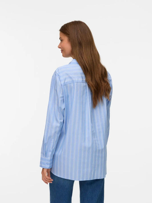Vero Moda - Women's Shirt Hydrangea Ella Snow White Black elina