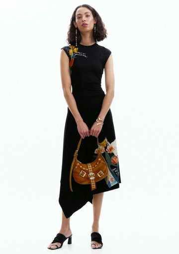 Desigual - Vestito Donna Vestleyter Nero