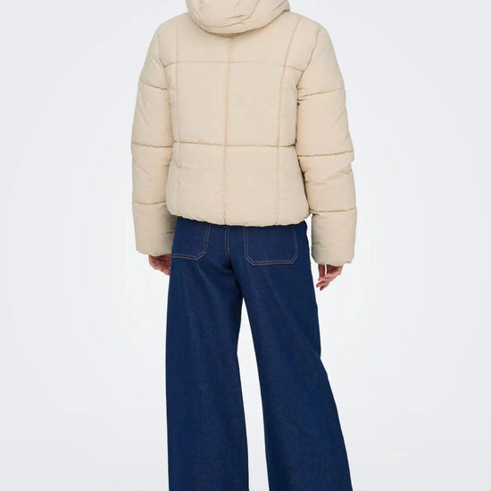 Jacqueline De Yong Giacca Invernale Donna Wonder Crema 15353998 Moonbeam JACQUELINE DE YONG 