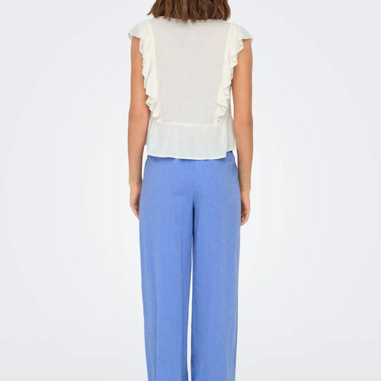 Pantalone Donna Blu 15343184 Blue Bonnet ONLY 