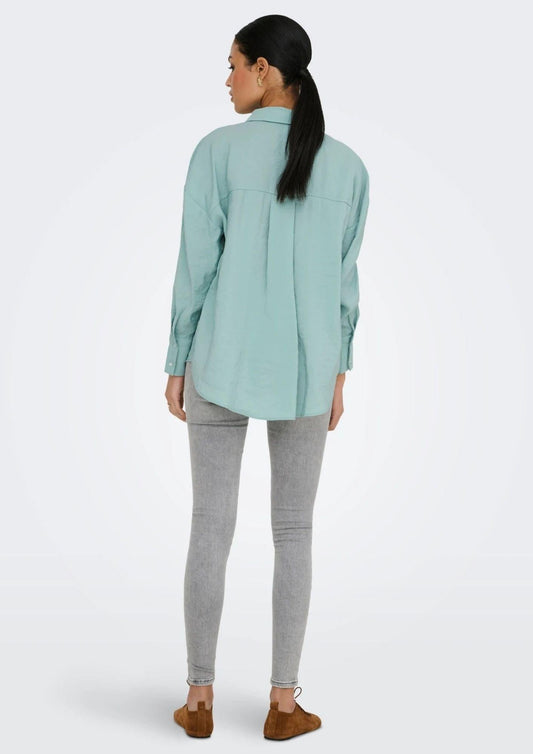 Only Women's Zazima Blue Ether Shirt