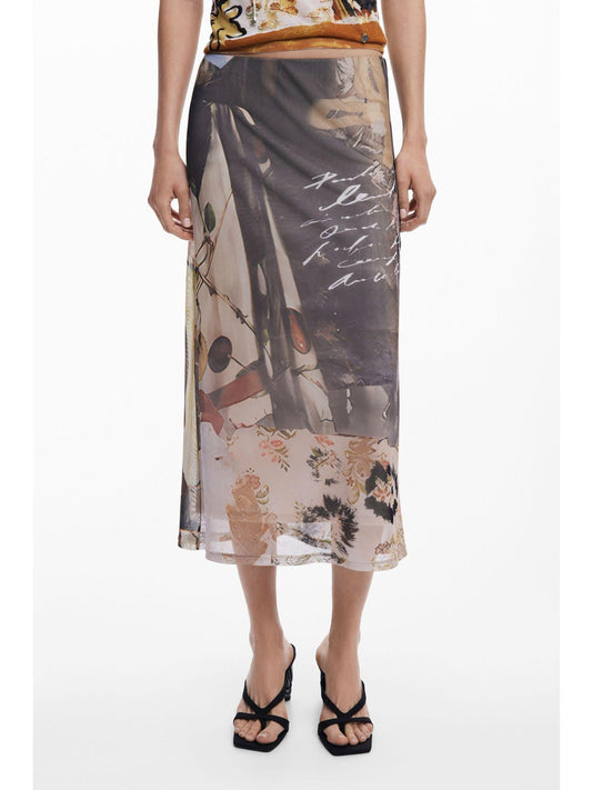 Gonna in tulle collage Donna