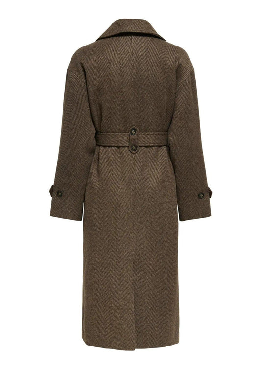 Cappotto Donna Only Gina Marrone