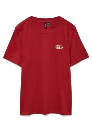Vero Moda T-Shirt Donna Frigga Bordeaux