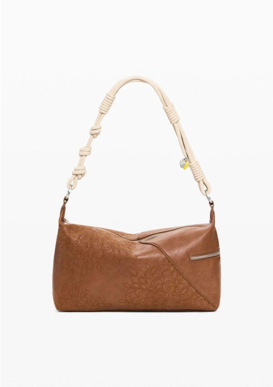 Desigual - Borsa Donna Bag Sierra  Camel Hunting Ton Marrone