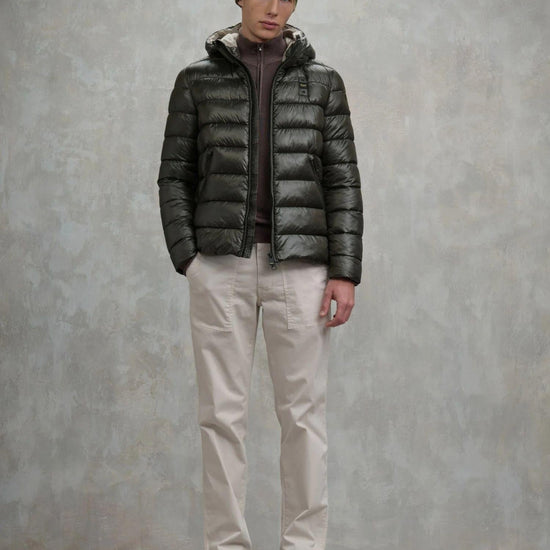 Blauer Giacca Invernale Uomo Adams Tiglio selvatico interno beige BLUC02079 5958 678 BLAUER 