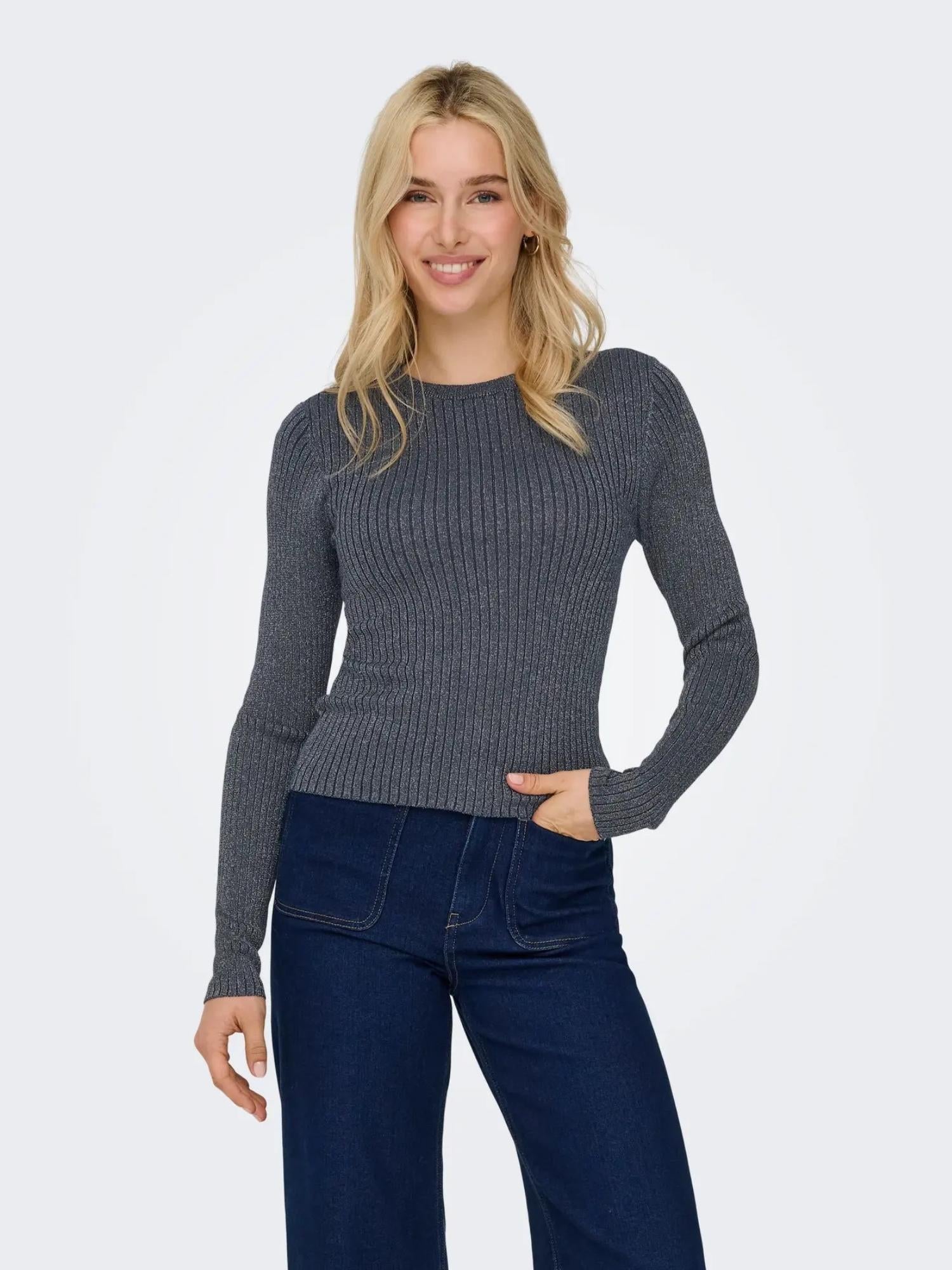 Jacqueline De Yong JDYPLUM Pullover Donna Total Eclipse 15330569 Total Eclipse JACQUELINE DE YONG 