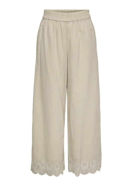 Only - Women's Trousers Paula Olive Gray