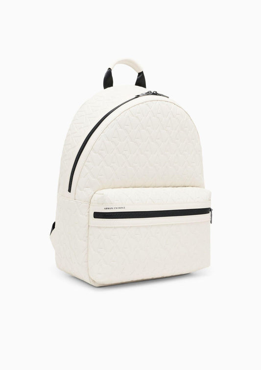 Armani Exchange - Men's White Backpack