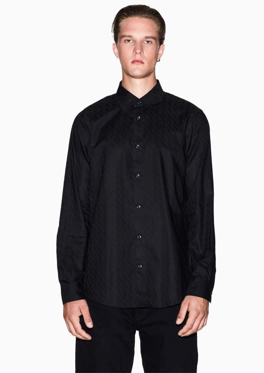 Armani Exchange - Camicia Uomo Nera