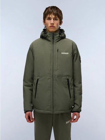 Napapijri Men's Tundra Winter Jacket, Tea Leaf Green