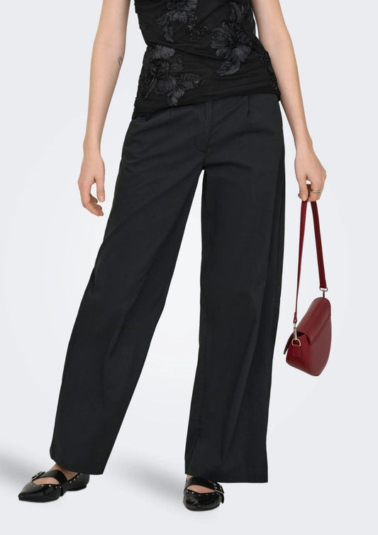 Jacqueline De Yong Women's Trousers Mio Black