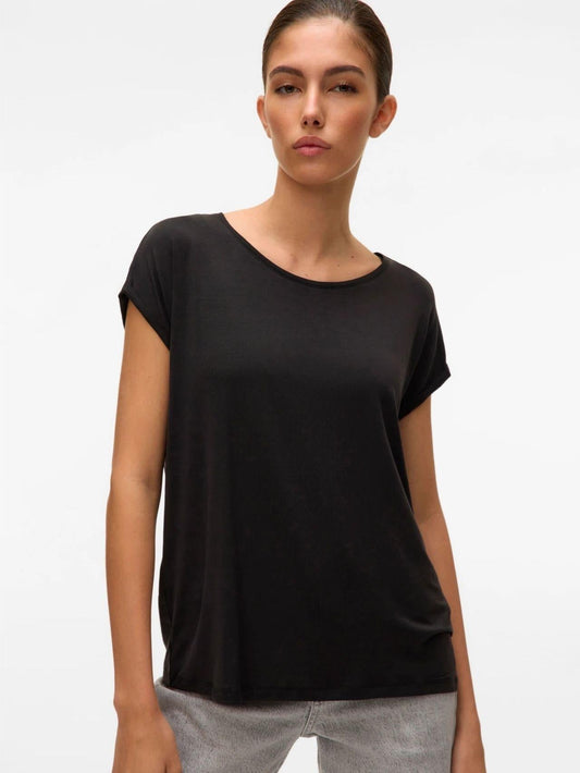 Vero Moda  - T-Shirt Donna Ava Nera