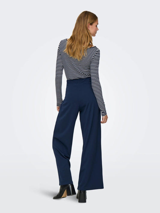 Jacqueline De Yong Women's Blue Jdygeggo Trousers