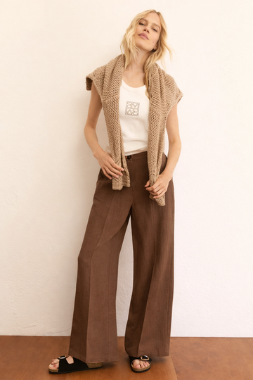 Emme Marella Pantalone Donna Emmpera Cammello