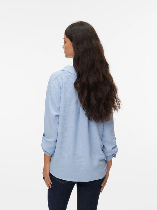 Vero Moda Women's Shirt Brunnera Blue VMIzzy