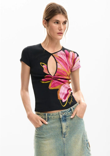 Desigual - Maglia Donna Dublin Nera