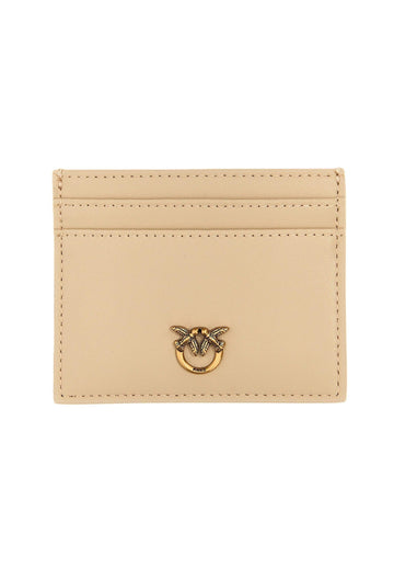 PINKO CARD HOLDER SIMPLY VITELLO SETA
