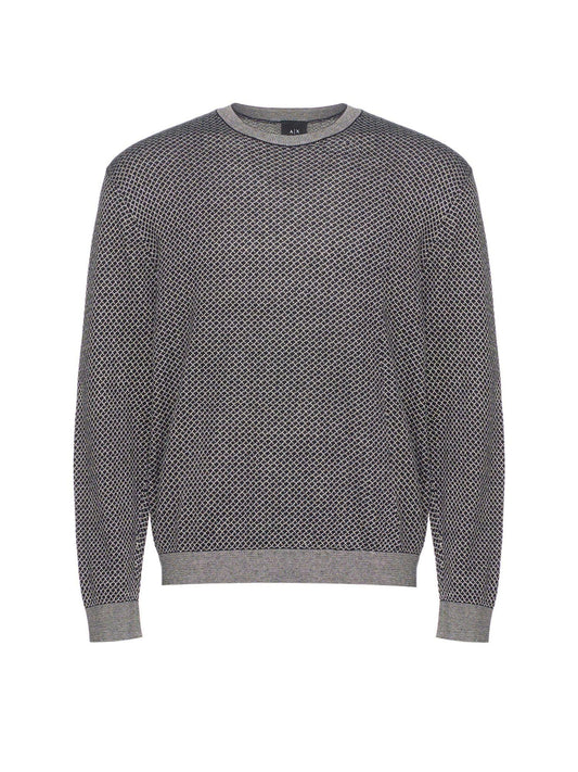 Maglione Uomo Deep Navy Wind Chime