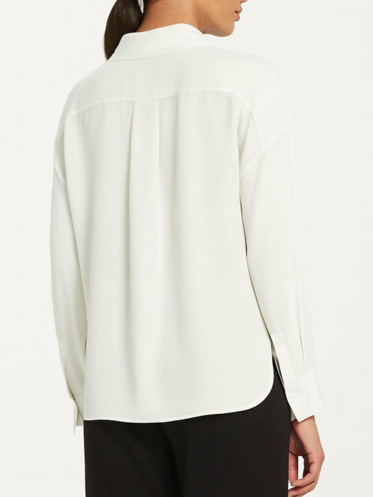 Emme Marella Camicia Donna Chopin Bianco Lana