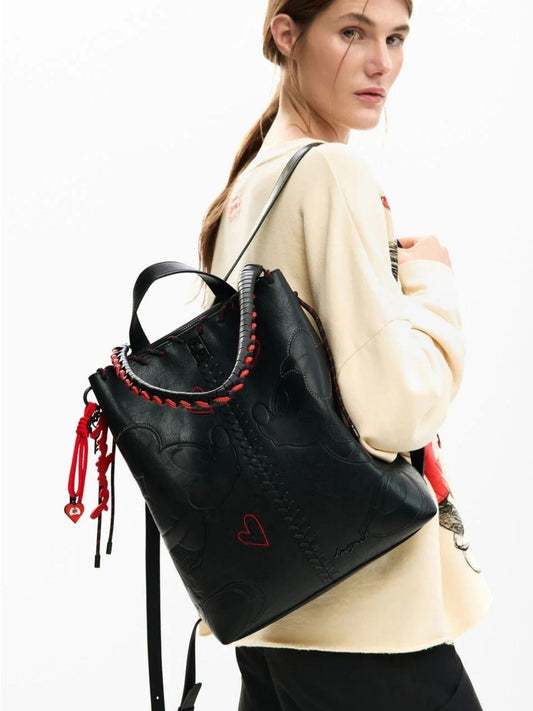 Desigual - Women's Backpack Backall Mickey pu Sumy Black