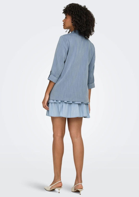 Only - Giacca Donna Marsa Azzurro Denim