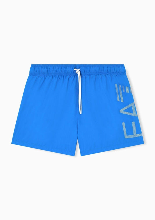 EA7 Emporio Armani - Men's Turquoise Silver Swimsuit