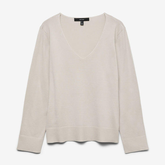 Vero Moda Maglione Donna VMSILJE Grey Moonbeam 10320451 Moonbeam VERO MODA 