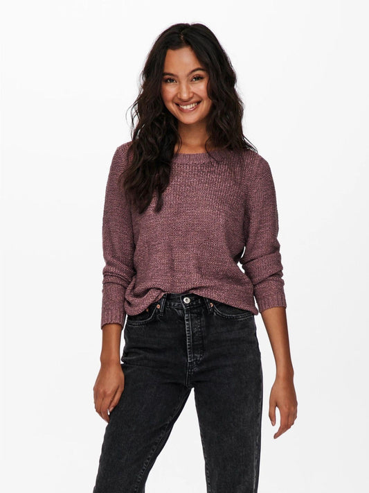 Only Women's Knit Rose Brown Onlgeena