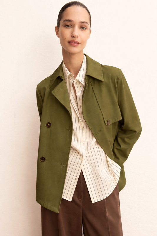 Emme Marella - Women's Green Pelota Raincoat