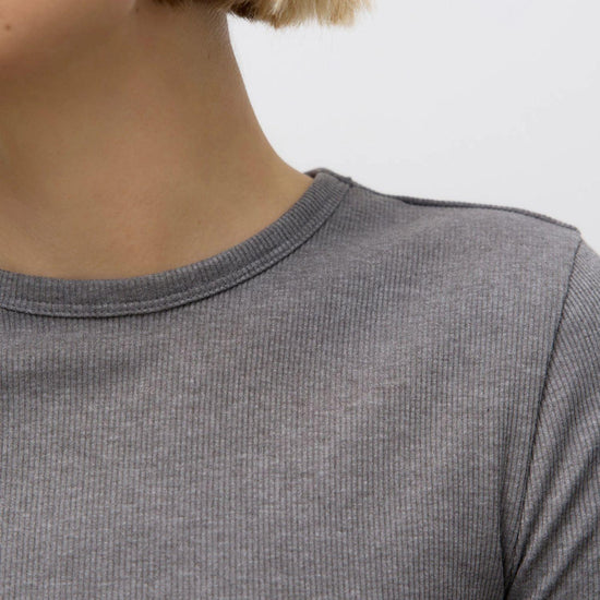 Vero Moda AWIRWINA Top Donna Medium Grey Melange 10329978 Medium Grey Melange VERO MODA 