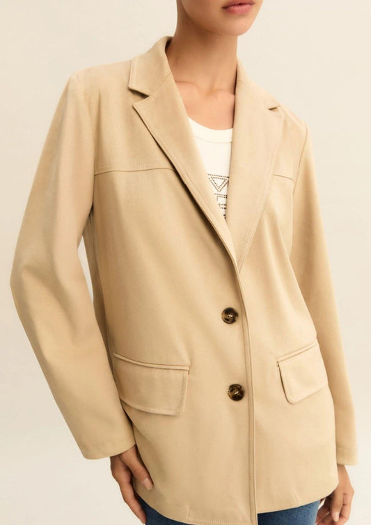 Emme Marella Women's Jacket Emmecerchio Beige