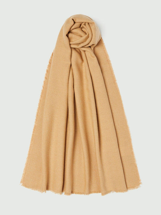 Emme Marella Stole with Lurex Thread Crew Woman Camel