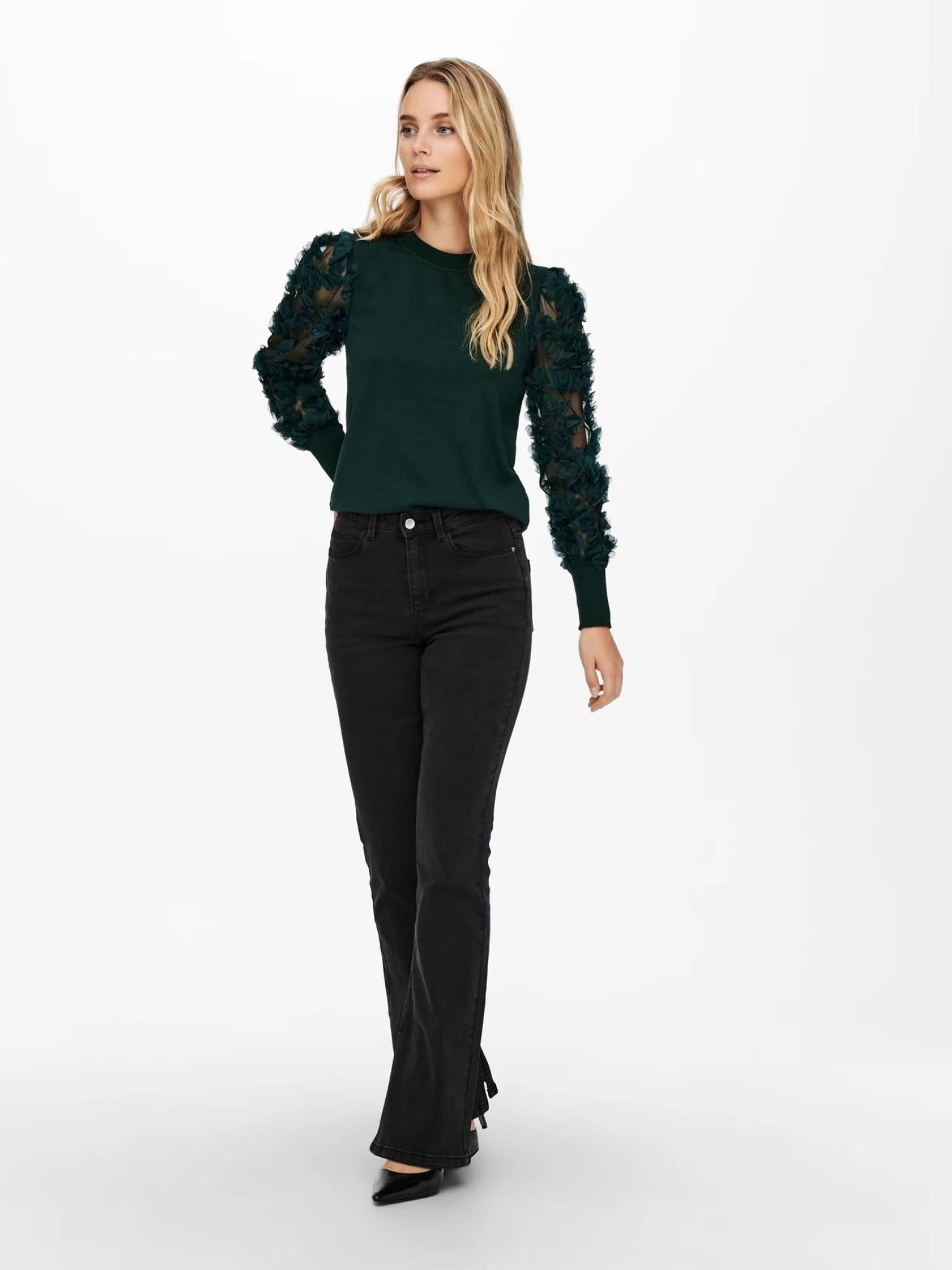 Jacqueline De Yong JDYFAIRVIEW Felpa Donna Ponderosa Pine 15220558 Ponderosa Pine JACQUELINE DE YONG 