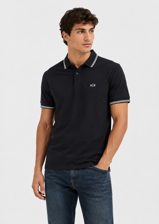 Armani Exchange - Polo Uomo Blu Navy