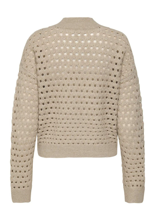 Jacqueline De Yong Pullover Donna Corinne Beige