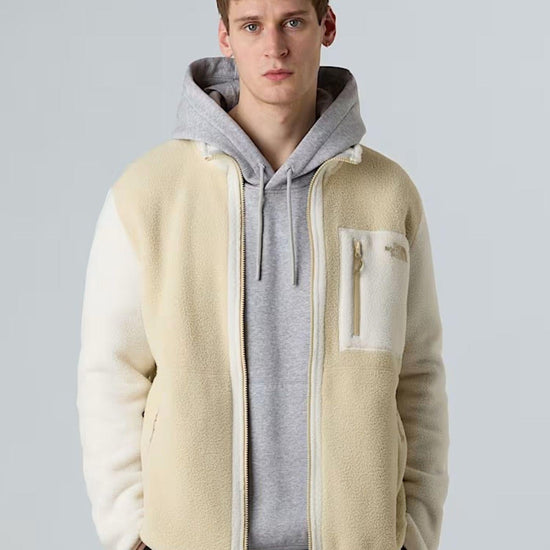 The North Face Giacca in pile Yumiori con cerniera integrale Uomo Gravel White Dune Gravel NF0A883R FR0 THE NORTH FACE 