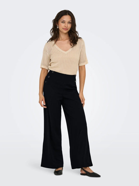 Jacqueline De Yong - Women's Trousers Black geggo