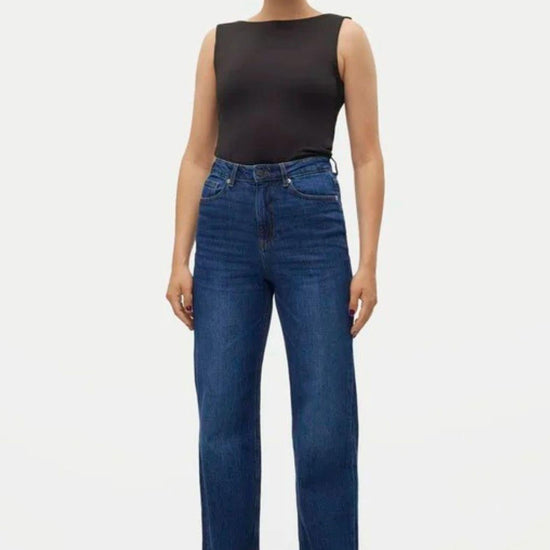 Vero Moda Jeans Donna Tessa Blu Scuro 10311180 Dark Blue Denim VERO MODA 