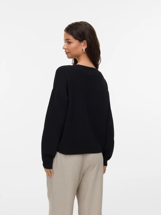 Vero Moda VMSABA Cardigan in Maglia Donna Nero 10331794 Black VERO MODA 