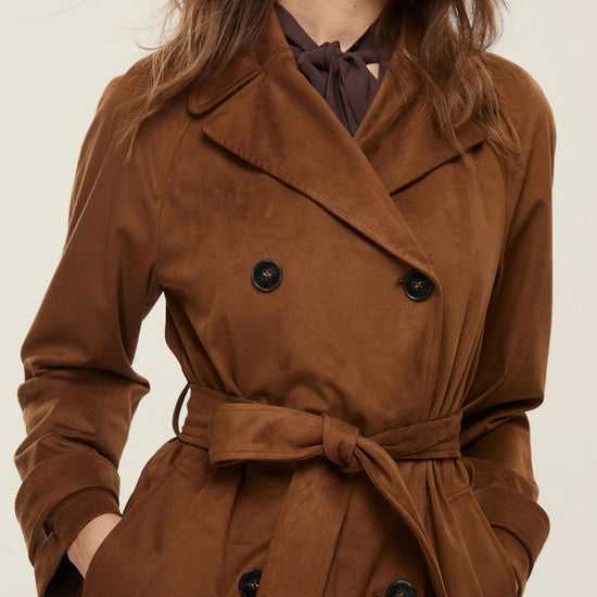 Emme Marella Trench in jersey Team Donna Cioccolato 2525906011200 004 EMME MARELLA 