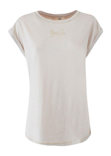 Yes Zee - T-Shirt Donna Bianco
