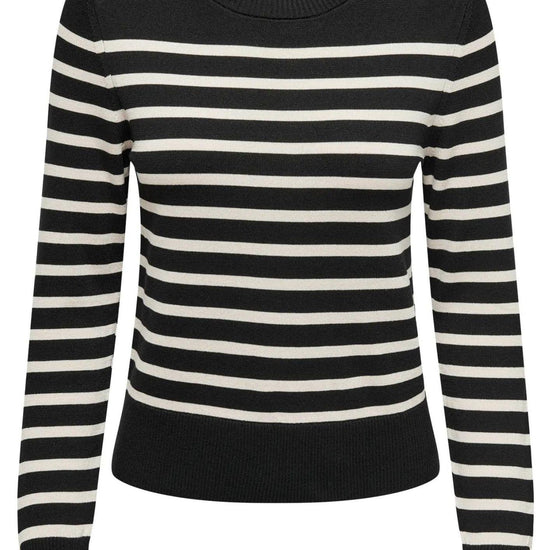 Only Onlkalana Pullover Donna Nero e Bianco 15331331 Black Whitecap Grey ONLY 